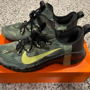 Nike Free Metcon 3 Camo Gym Training Shoe CJ0861-032 Men’s Size 12